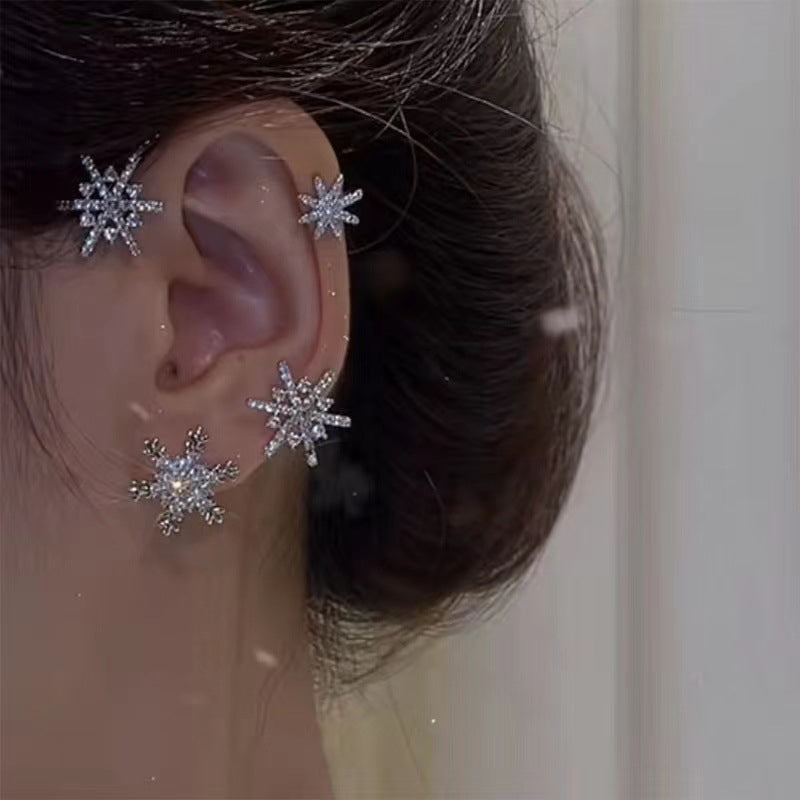 BowLift | Diamond And Zirconia Earrings Without Holes