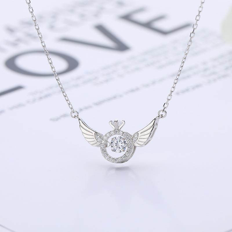 BowLift | Angel Wing Rhinestone Necklace
