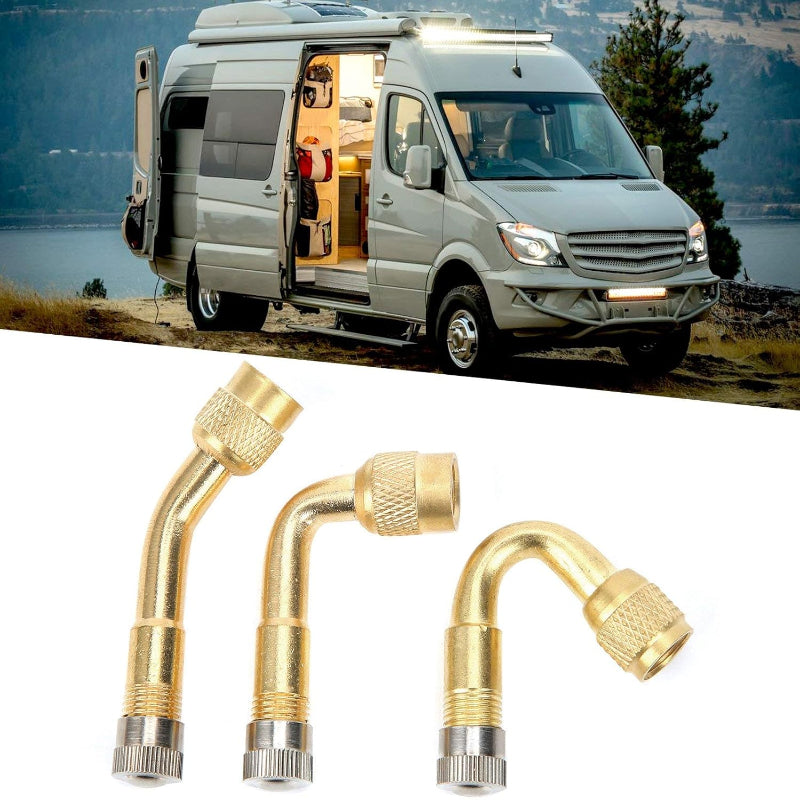 Tire Valve Extension Flexible 3-Way Set | Bowlift