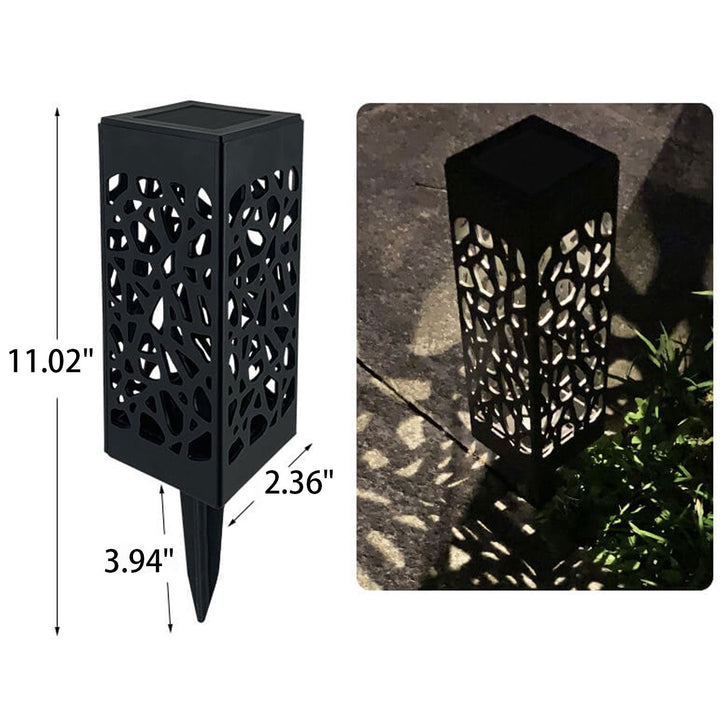 Creative Hollow Square Column LED Outdoor Lawn Ground Insert Landscape Light | Bowlift