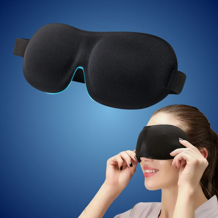 LumiShade Darkening Sleeping Mask | Light Blocking Comfort - for Shift Workers - Travelers - Light Sensitive Sleepers Bowlift