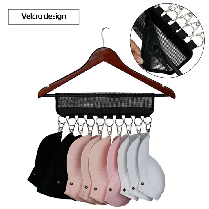 BowLift | Cap Storage Hanger with 10 Hooks