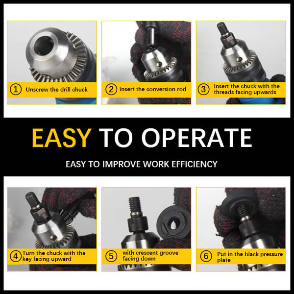 BowLift | ⏳Electric drill angle grinder angle grinder coupling rod set