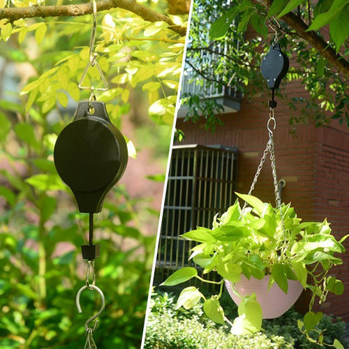 BowLift | Telescopic Hook for Garden Baskets Pots, Birdhouse