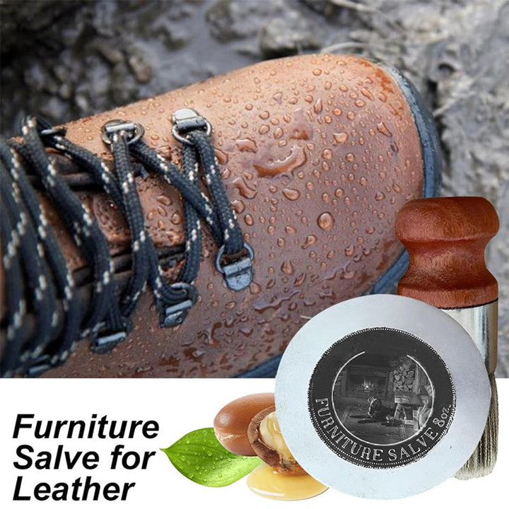 BowLift | Leather Furniture Salve & Brush Set