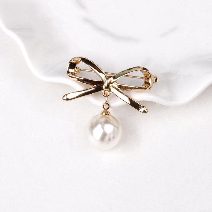 BowLift | Nail-free pearl scarf ring waist buckle