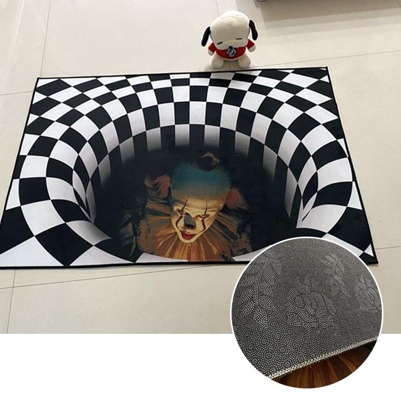 (Halloween Promotion) Clown Trap Visibility Rug for Halloween | Bowlift