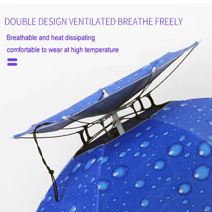 BowLift | Outdoor Double-Layer Rain Umbrella Hat
