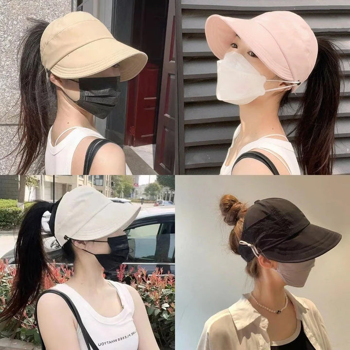 Outdoor UV Protection Hollow-Top Sun Hat | Bowlift