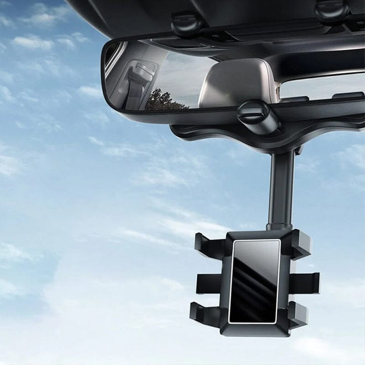BowLift | Multifunctional 360 Rotatable Car Rearview Mirror Phone Holder