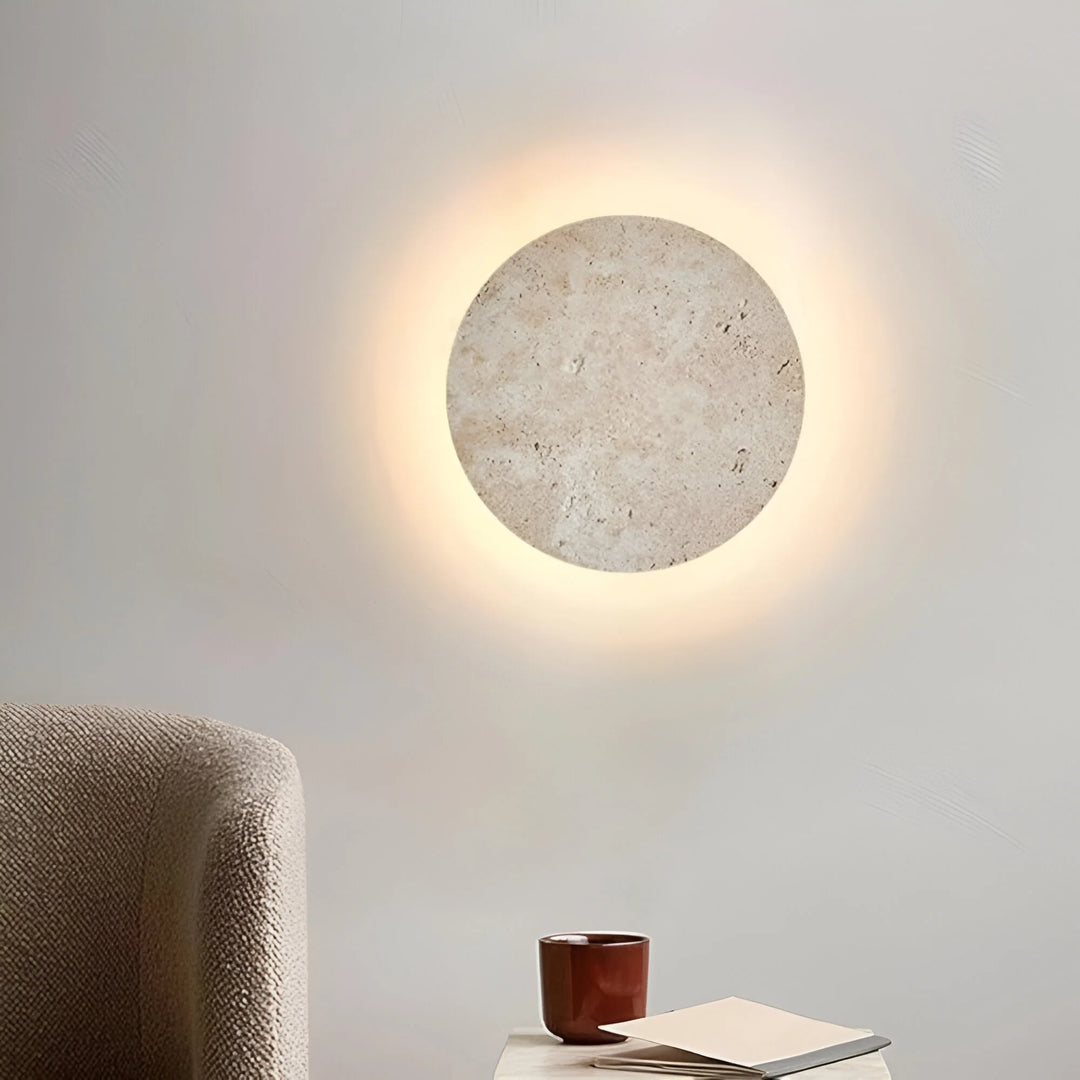 TerraLume – Round Stone Wall Light