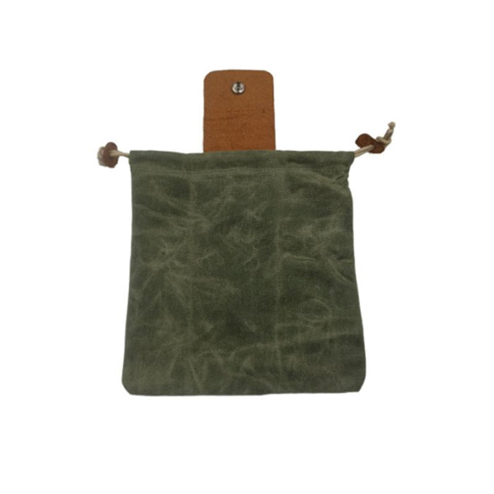 Dimoohome™ Leather and canvas bushcraft bag | Bowlift