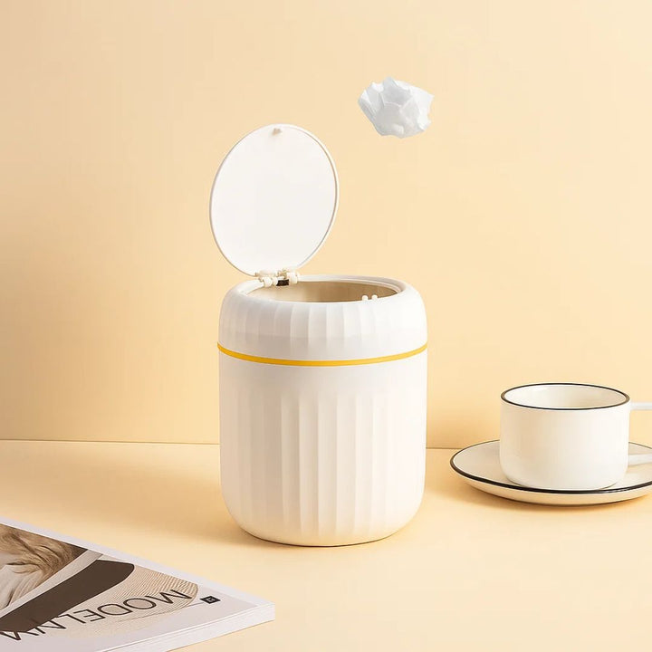 Odour-Sealing Lid – Durable Removable Inner Bucket – Compact Space-Saving Design – Keeps Desks Clean & Fresh Bowlift
