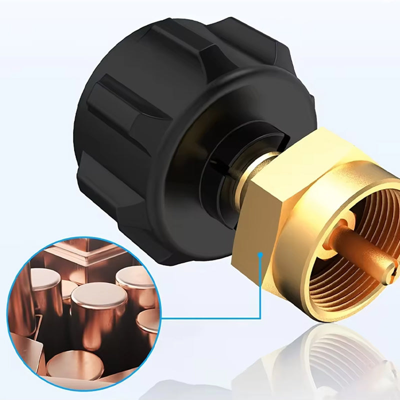 BowLift | Highly Rated Propane Refill Elbow Adapter with Tank Indicator