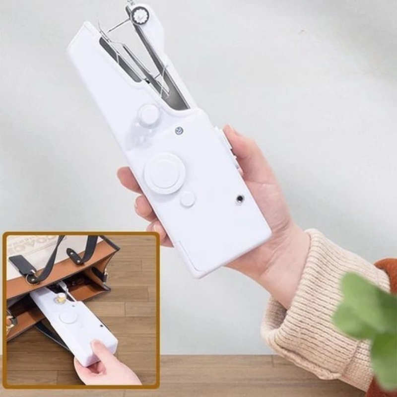 Portable handheld sewing machine for quick repairs Bowlift
