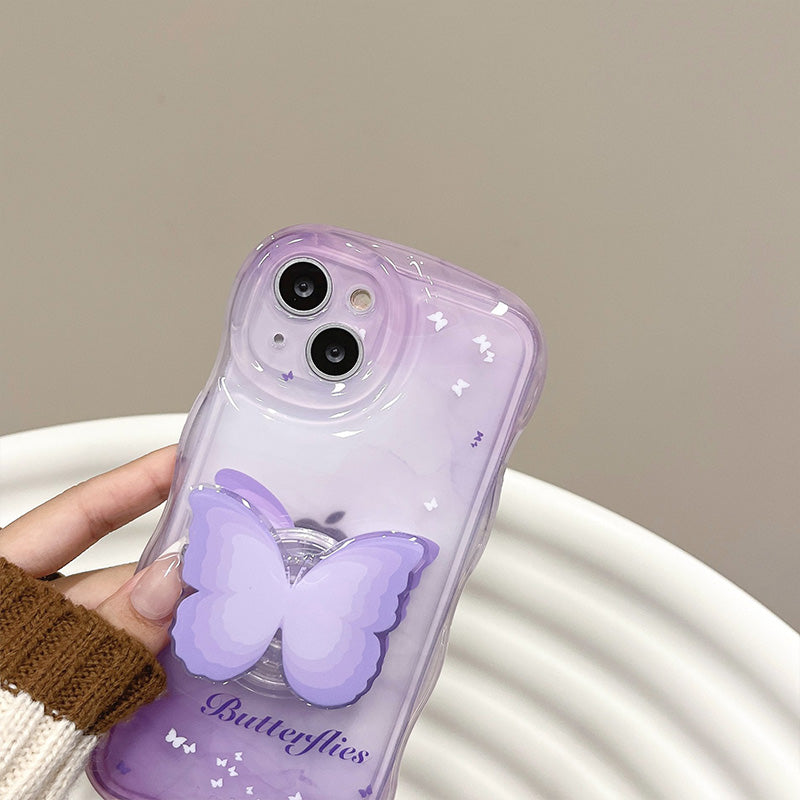 BowLift | Shockproof Wave Edge Butterfly Case for iPhone