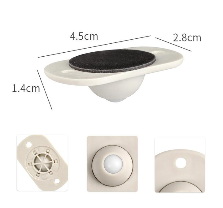 BowLift | Paste Type Pulley Universal Wheel (4 pieces)