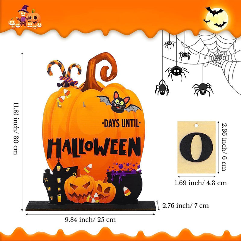 Wood Halloween Advent Calendar | Bowlift