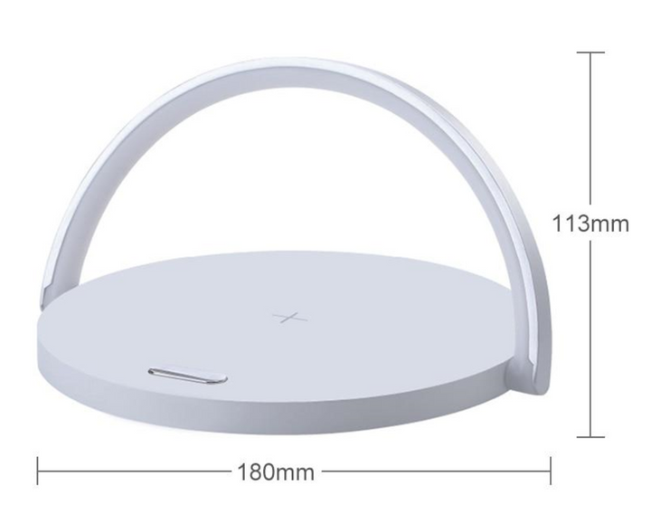 Bowlight Design™ - Stylish 3-in-1 Night Light with Qi Charger Bowlift