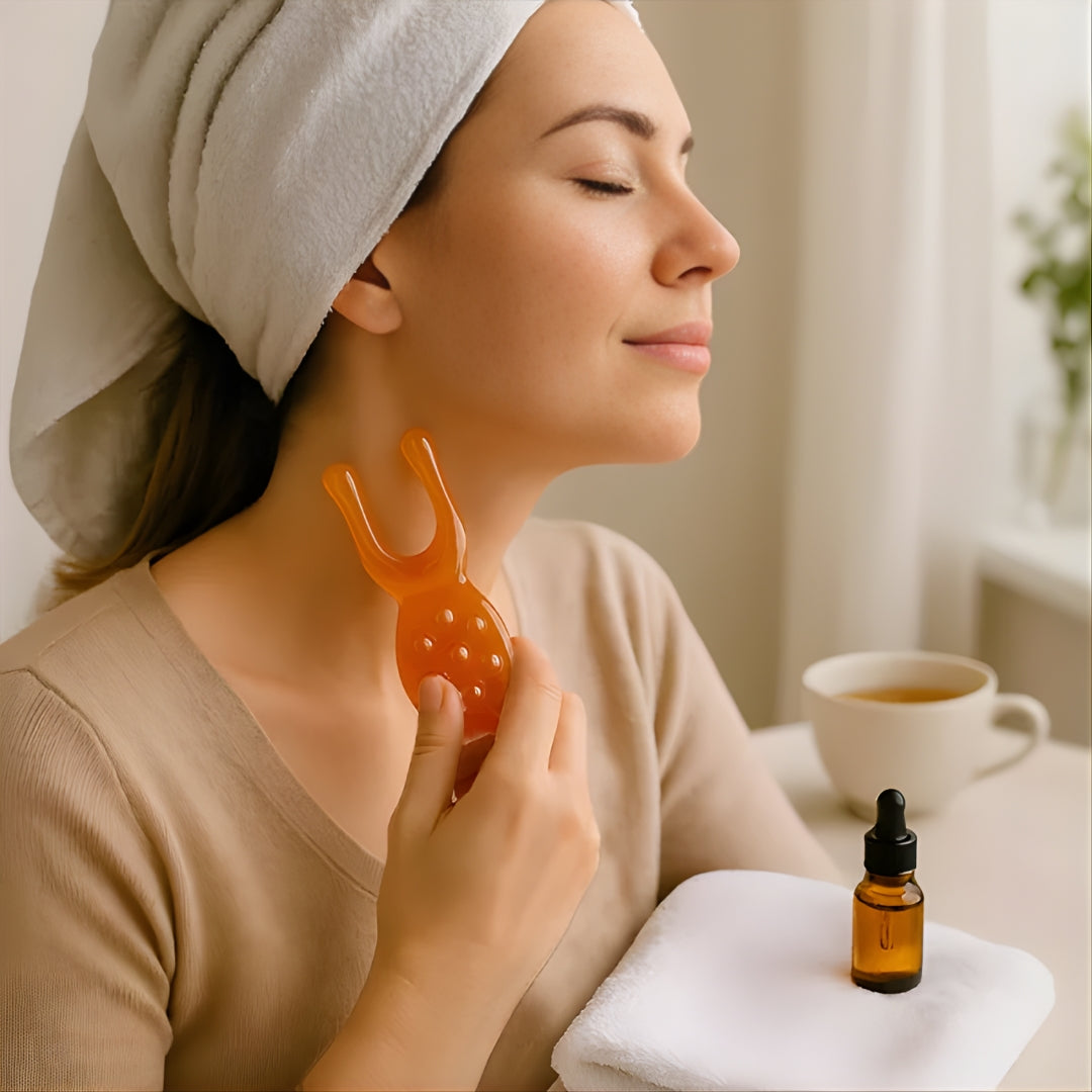Jawline & Cheek Contour – Smooth Resin Design – De-Puffing Relief – Radiant Skin – At-Home Sculpting Bowlift
