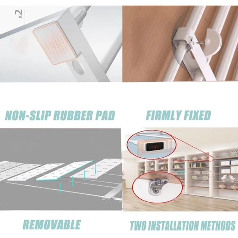 Expandable Closet Tension Shelf Storage Rack | Bowlift