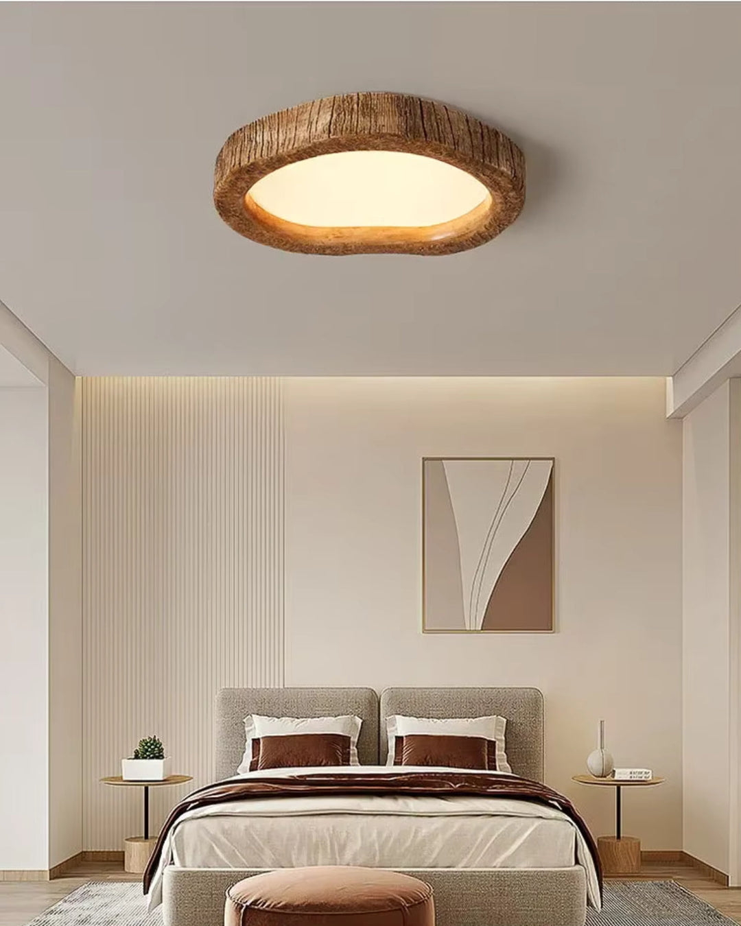 BowLift | Halo Ceiling Lamp made of Solid Wood