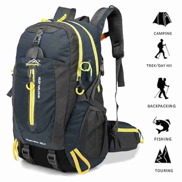 BowLift | 40L Waterproof Hiking Backpack with Multiple Compartments for Outdoor Adventures and Travel