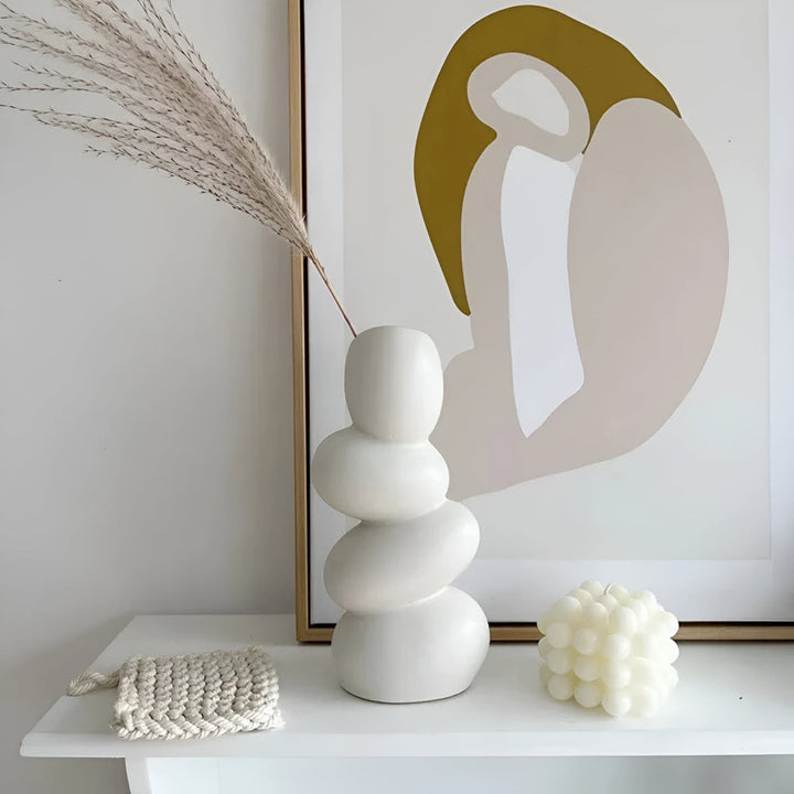 Large Egg-Shaped Modern Centerpiece Decoration Bowlift