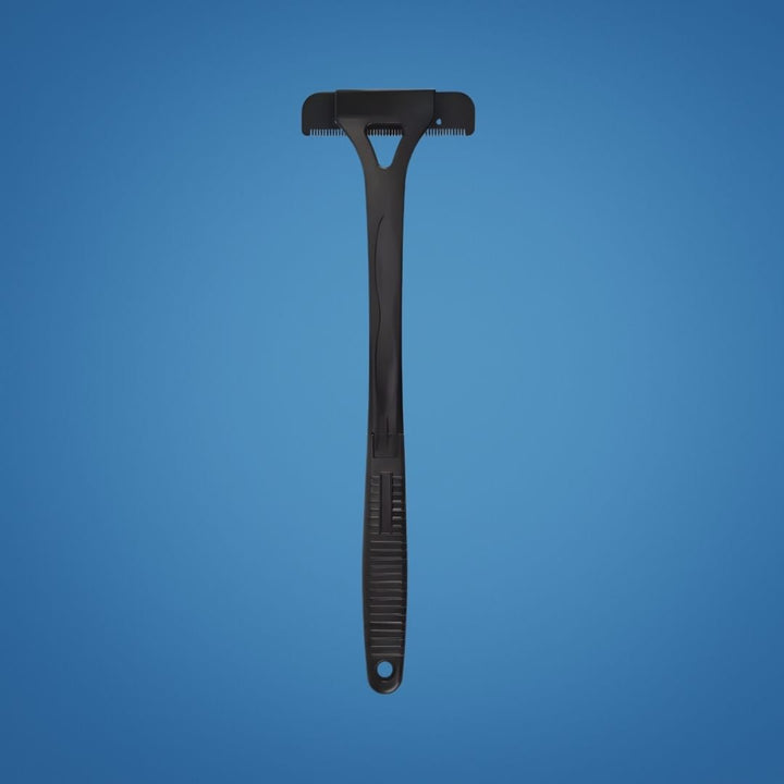 Extra-Long Handle Reach – Sharp Stainless Blades – Smooth Pain-Free Shave – Effortless DIY Grooming for Men Bowlift