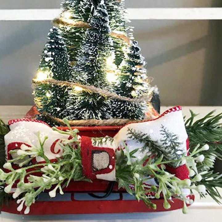 BowLift | Red Farm Truck Christmas Decorations