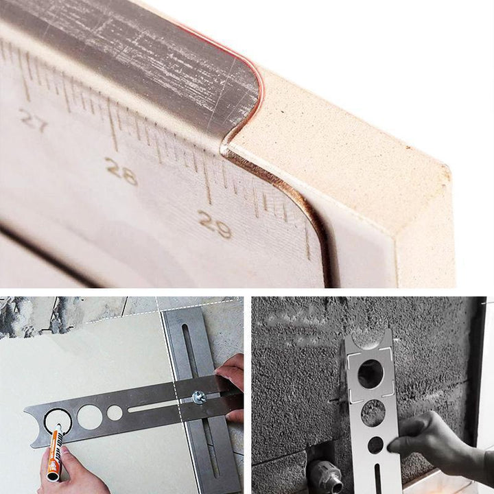 BowLift | Stainless Steel Tile Hole Locator