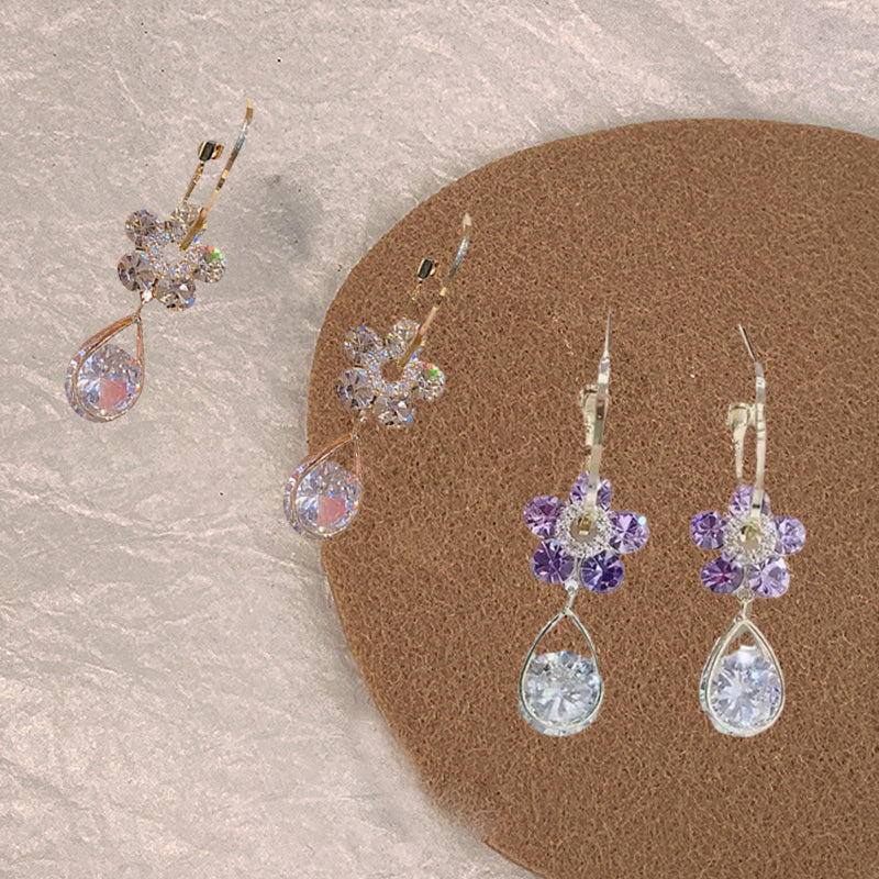 BowLift | Fashion Flower Crystal Earrings