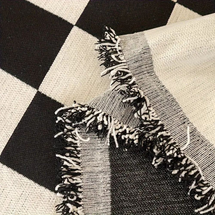 BowLift | Checkerboard Anti-Scratch Sofa Cover