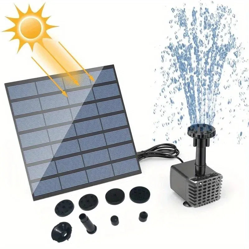 BowLift | Lotus-shaped solar fountain pond decoration