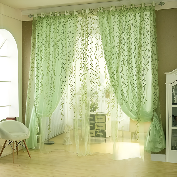 BowLift | Willow Leaf Strip Window Curtains