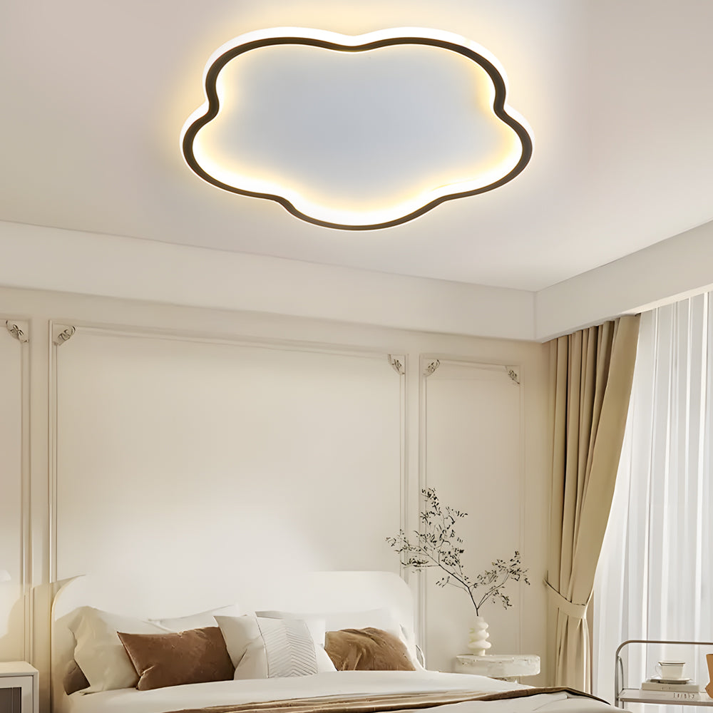 Nordic ceiling light in pentagram design – aluminum ceiling lamp for bedroom | Bowlift
