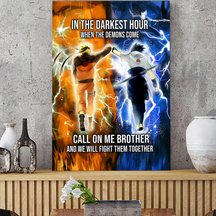 Brotherhood Strength Canvas Wall Art | Bowlift