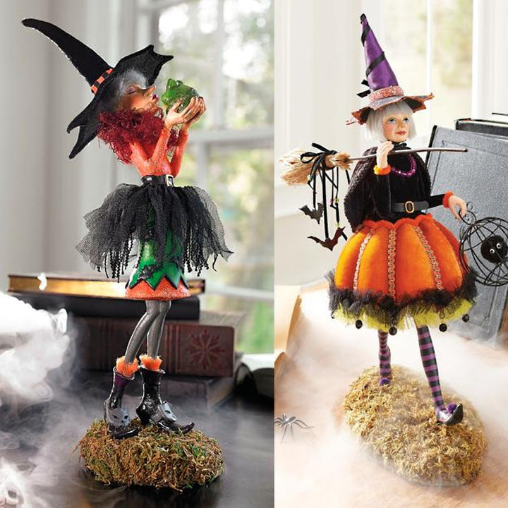 Halloween Witch Resin Ornament | Bowlift