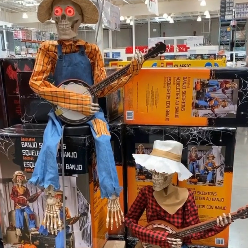 BowLift | Funny animated dueling banjo skeletons