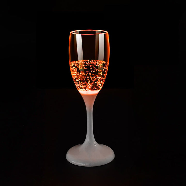 BowLift | LED Wine Glasses | Light-Up Drinkware with 6 Colors | Liquid-Activated | Reusable Party Cups 4–8oz