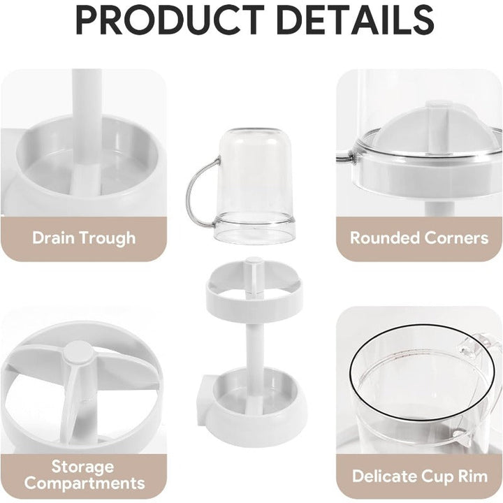 BowLift | Toothbrush Holder with Dust Cover & Wash Cup