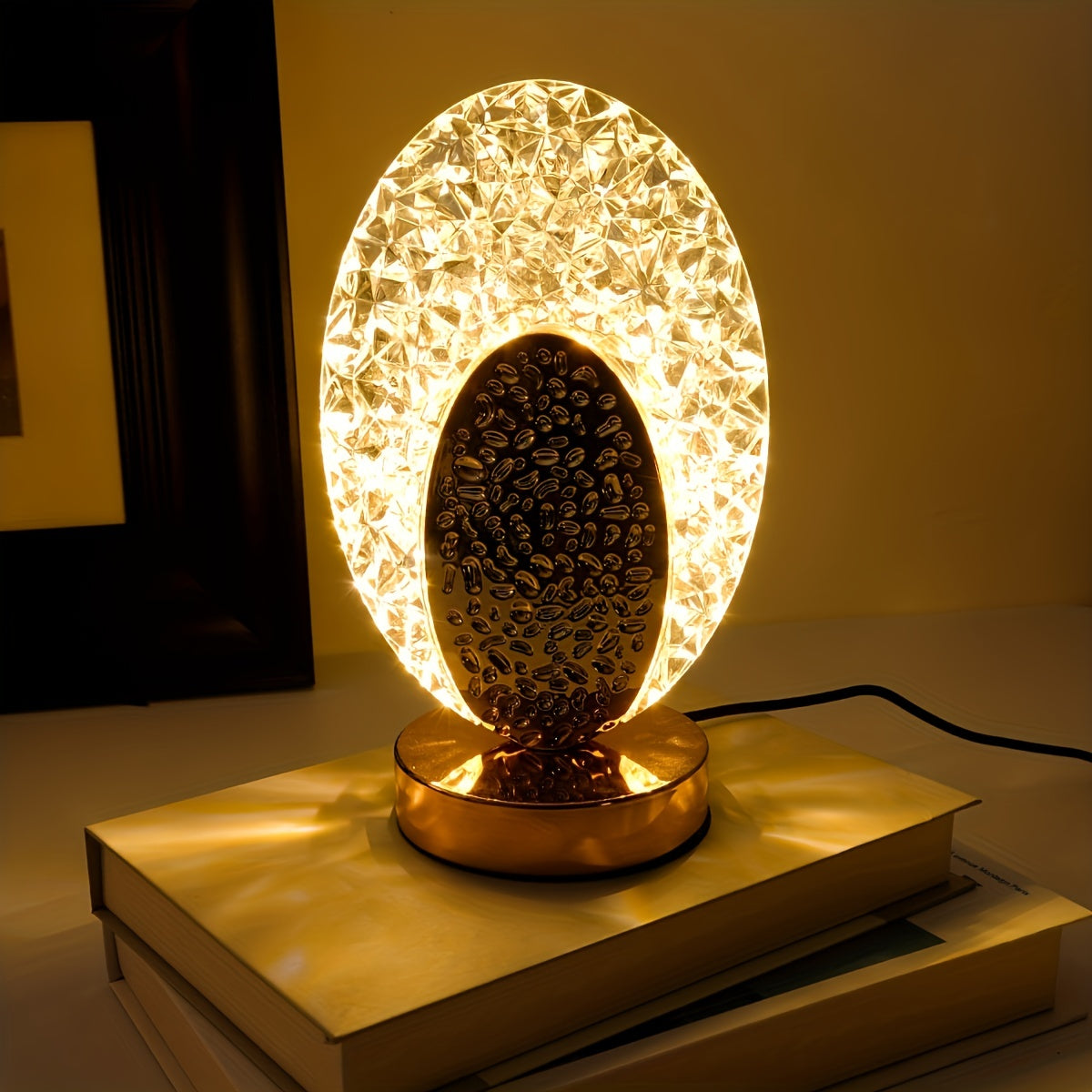 FeatherLamp - USB Touch Table Lamp with Unique Feather Design Bowlift
