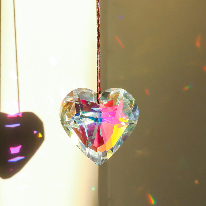 BowLift | GlimmerHeart Elegant Heart-Shaped Sun Catcher – Enchanting Light Effects for Your Home