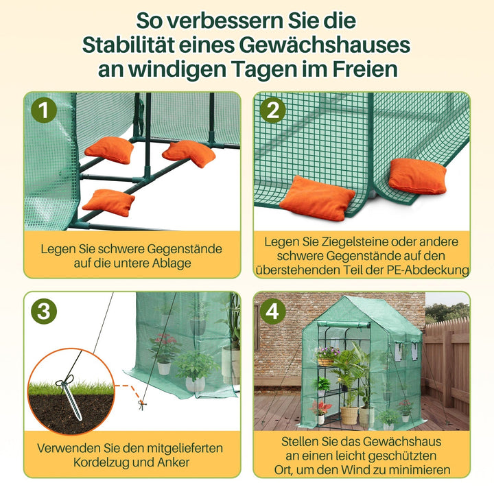 Greenhouse Film Greenhouse with Shelves | Bowlift