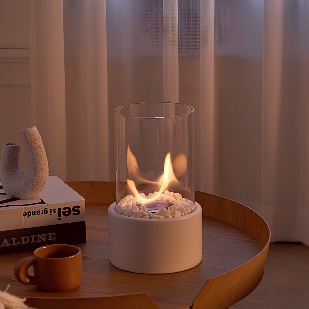 BowLift | Table Lamp Glass Oil Flame Burner