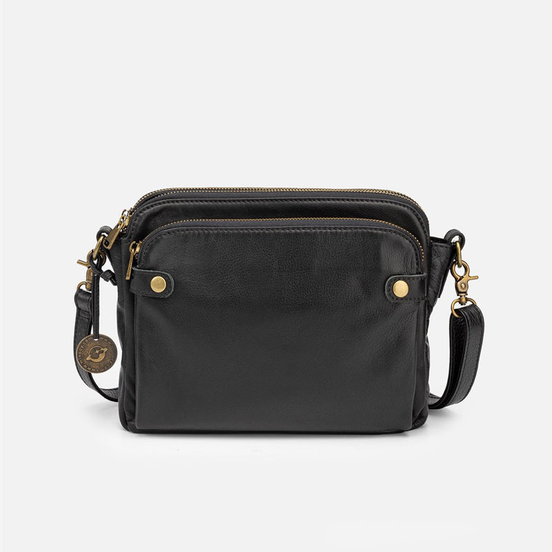 Women's shoulder bag made of three-layer leather | Bowlift
