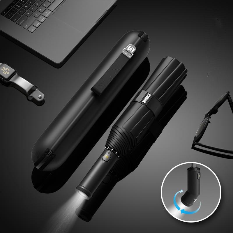 BowLift | Fully Automatic Folding Umbrella With Rotating LED Light
