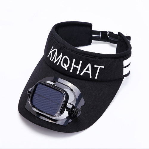 BowLift | Sun Visor Hat with Solar Powered Fan, for Camping, Hiking
