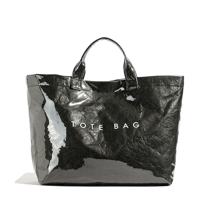 Women Letter Print Tote Bag | Bowlift