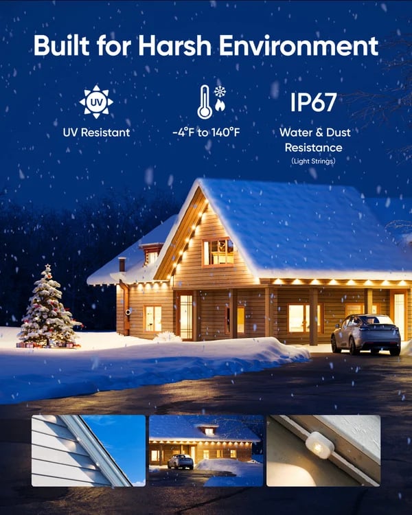 BowLift | MagicGlow - Simple vibrant outdoor lighting with app control